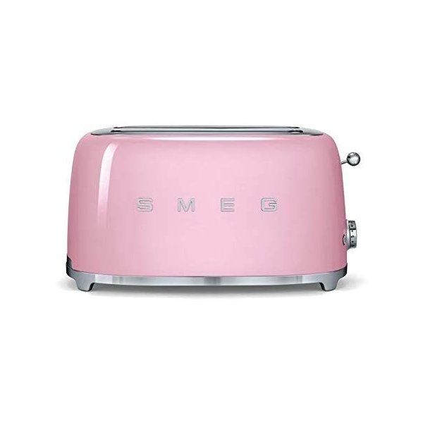 スメッグ トースター SMEG TSF02PKUS レトロデザイン 4スライス トースト ピンク