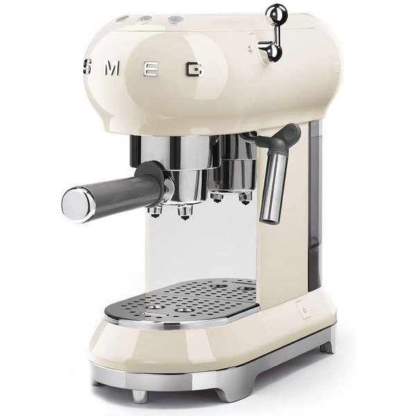 スメッグ エスプレッソメーカー SMEG ECF01CRUS コーヒーマシーン レトロ クリーム