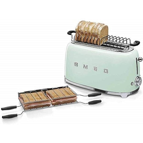 スメッグ トースター SMEG TSF02PGUS レトロデザイン 4スライス トースト グリーン