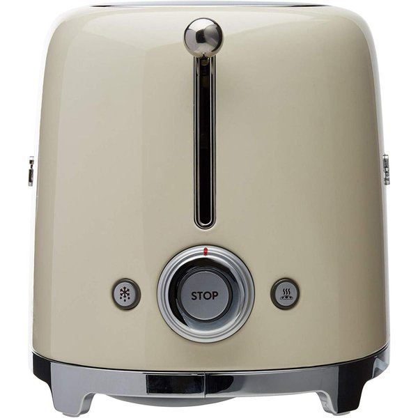 スメッグ トースター SMEG TSF02CRUS レトロデザイン 4スライス トースト クリーム