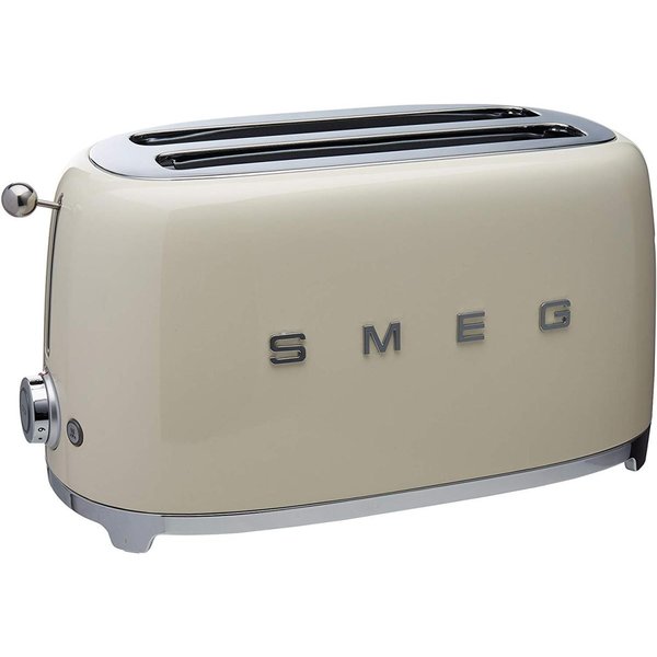スメッグ トースター SMEG TSF02CRUS レトロデザイン 4スライス トースト クリーム