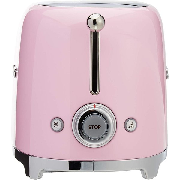 スメッグ トースター SMEG TSF01PKUS レトロデザイン 2スライス トースト ピンク