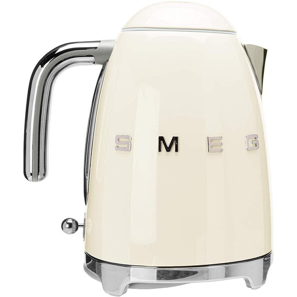 スメッグ 電気ケトル SMEG KLF03CRUS レトロデザイン 湯沸かし器 1.7L クリーム