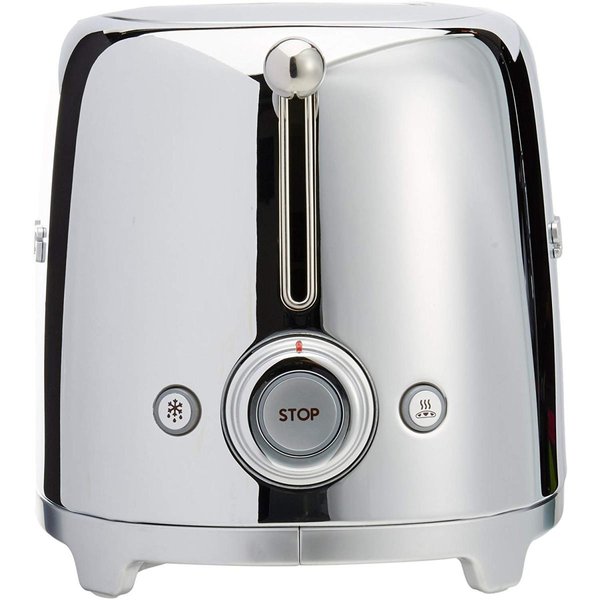 スメッグ トースター SMEG TSF01SSUS レトロデザイン 2スライス トースト クローム