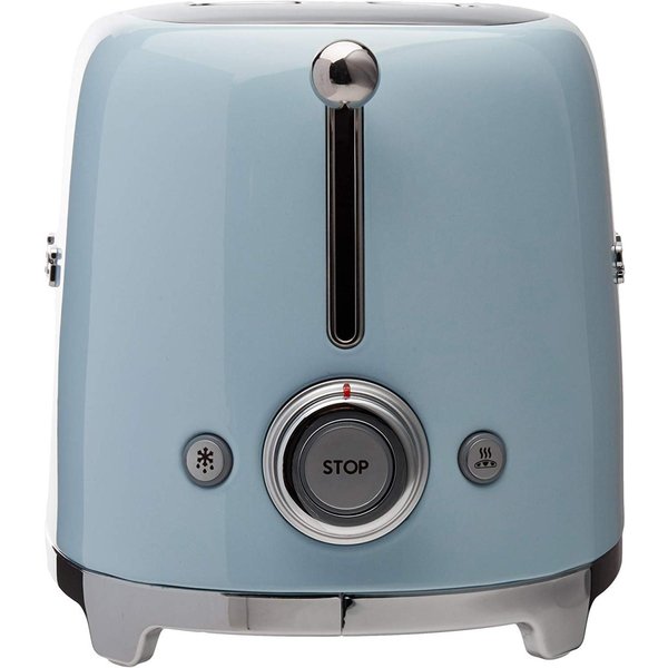 スメッグ トースター SMEG TSF01PBUS レトロデザイン 2スライス トースト ブルー