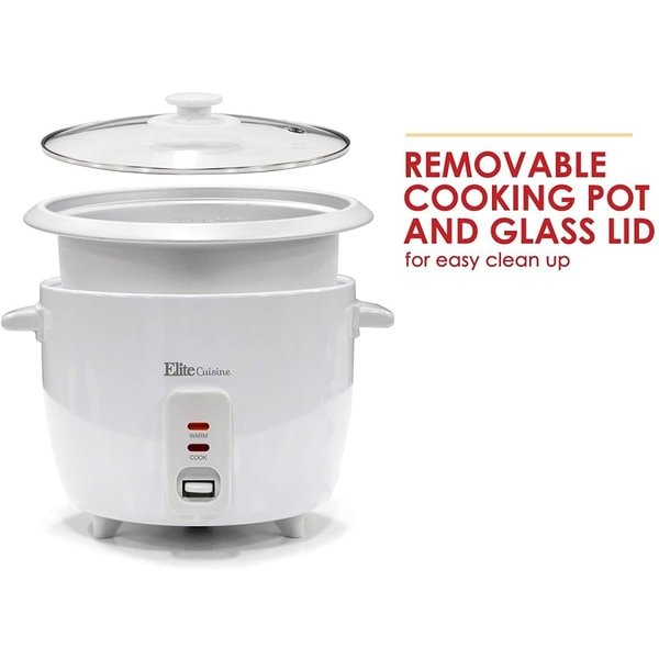 エリートクイジーン 炊飯器 Elite Cuisine ERC-003 自動 電気調理器 6カップ