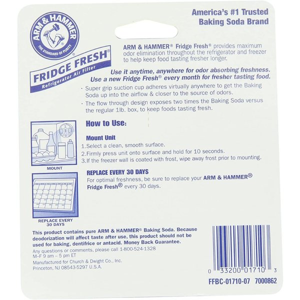 アーム&ハンマー 冷蔵庫用消臭フィルター4個セット Arm & Hammer 01710 30日間有効
