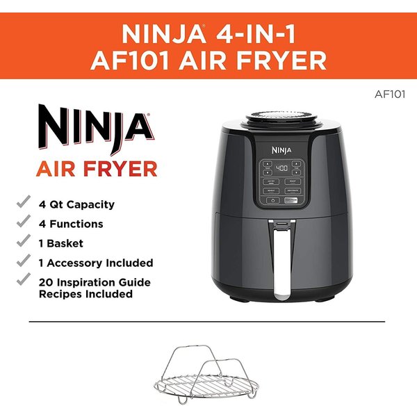 ニンジャエアーフライヤー Ninja AF101 4リットル1550ワット
