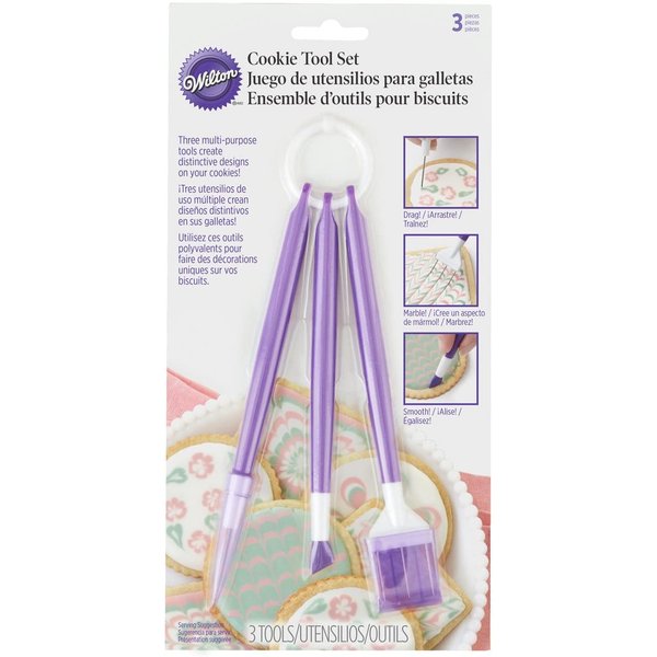 ウィルトン クッキーデコレーションツールセット Wilton 409-7722 3ピースクッキー装飾用品