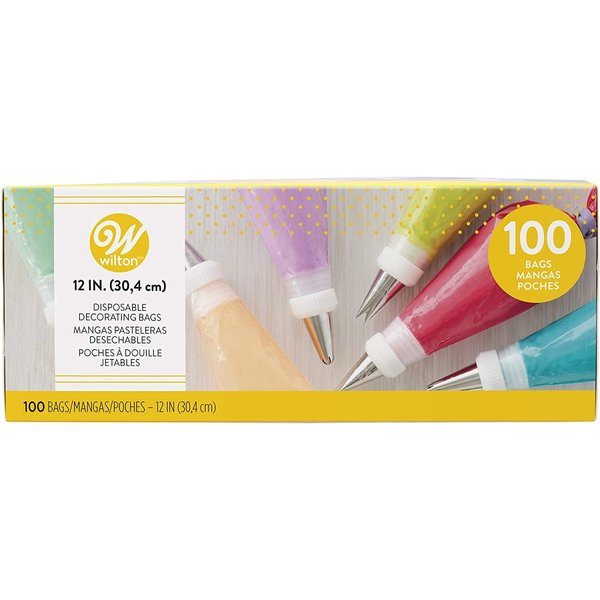 ウィルトン 12インチ使い捨てケーキ絞り袋 Wilton 2104-1249 100枚入り