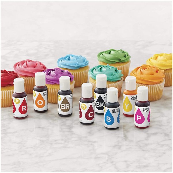 ウィルトン 食用色素ボトルセット Wilton 601-6200 8ベースカラー