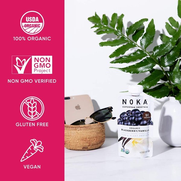 100%の果物と野菜のスムージースクイーズパック NOKA 6フレーバーバラエティ