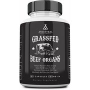 牧草肥育ビーフ内臓栄養カプセル Ancestral Supplements 180カプセル