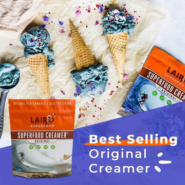 コーヒークリーマーパウダー Laird Superfood ビーガンオリジナル