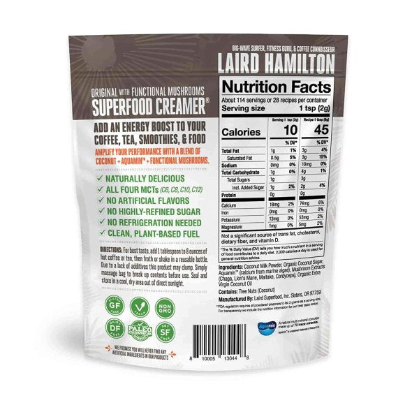 コーヒークリーマー Laird Superfood キノコ抽出成分