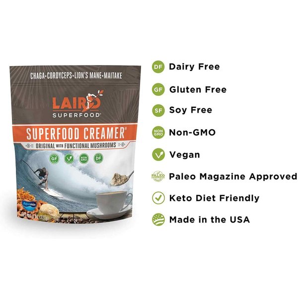 コーヒークリーマー Laird Superfood キノコ抽出成分