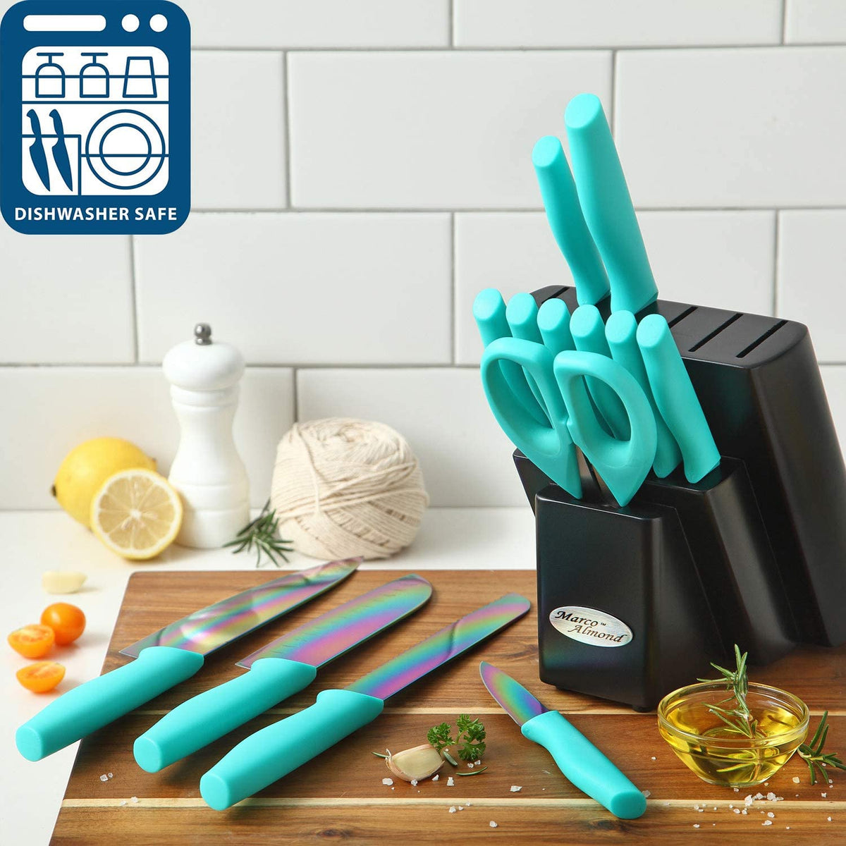 Marco Almond レインボーナイフセット 包丁セット Rainbow Titanium Knife Set マルコ アーモンド
