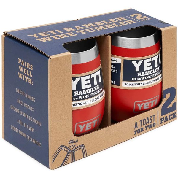 イエティ ランブラー 295ml ワインタンブラー 2個 ステンレススチール YETI 真空断熱