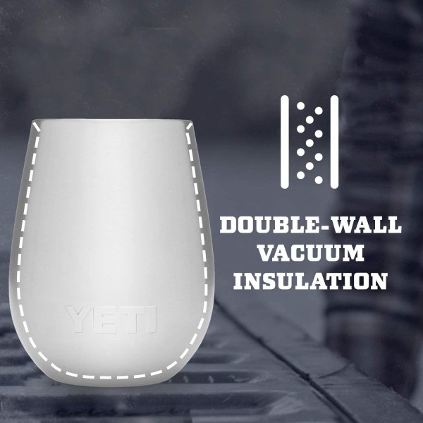 イエティ ランブラー 295ml ワインタンブラー 2個 ステンレススチール YETI 真空断熱