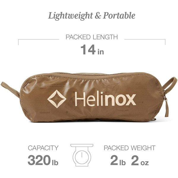ヘリノックス チェアワン 軽量 キャンピングチェア コヨーテタン Helinox 折りたたみ式 椅子