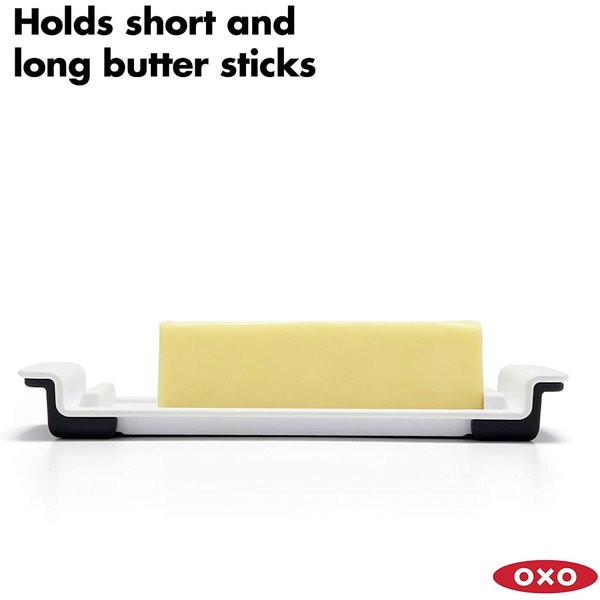オクソー グッドグリップ バターディッシュ OXO バターケース 保存容器 ホワイト/クリア