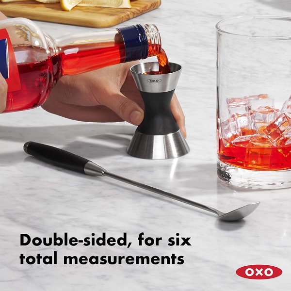 オクソー ステンレススチール ダブルジガー OXO カクテル メジャーカップ