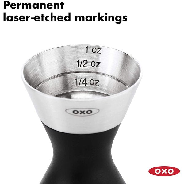 オクソー ステンレススチール ダブルジガー OXO カクテル メジャーカップ