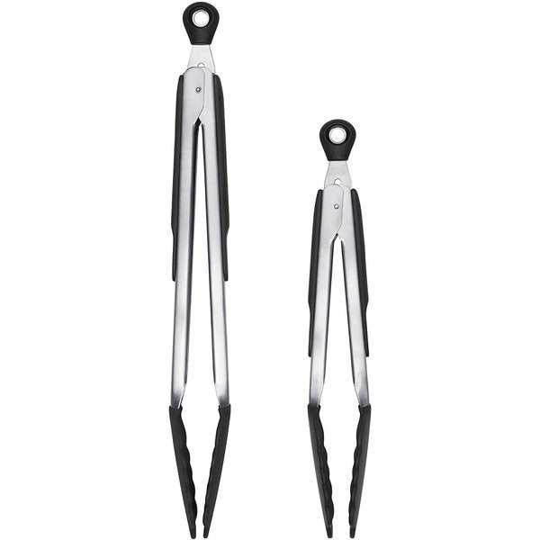 オクソー グッドグリップ 22.8センチ シリコンヘッドトング OXO ブラック