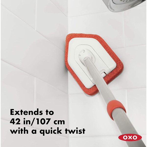 オクソー グッドグリップ エクステンダブル スクラバー OXO タイル バス掃除ブラシ