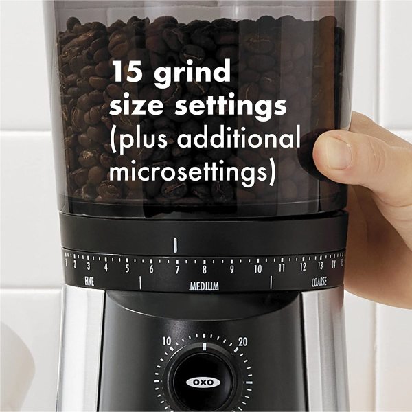 オクソー タイマー式 コーヒーグラインダー OXO シルバー コーヒーミル
