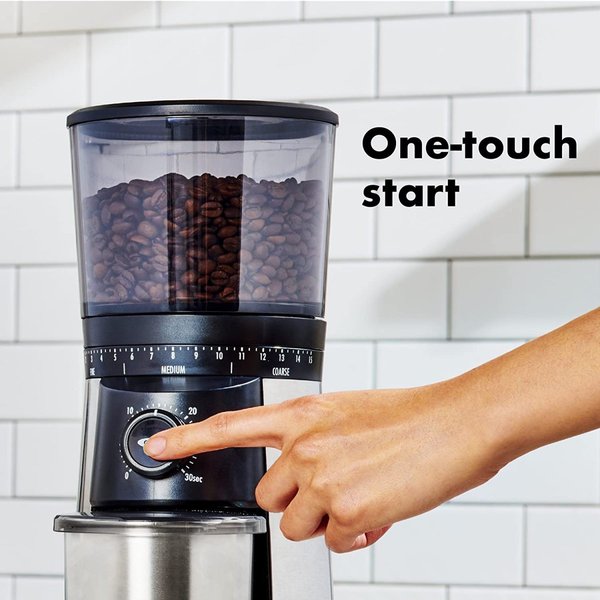 オクソー タイマー式 コーヒーグラインダー OXO シルバー コーヒーミル