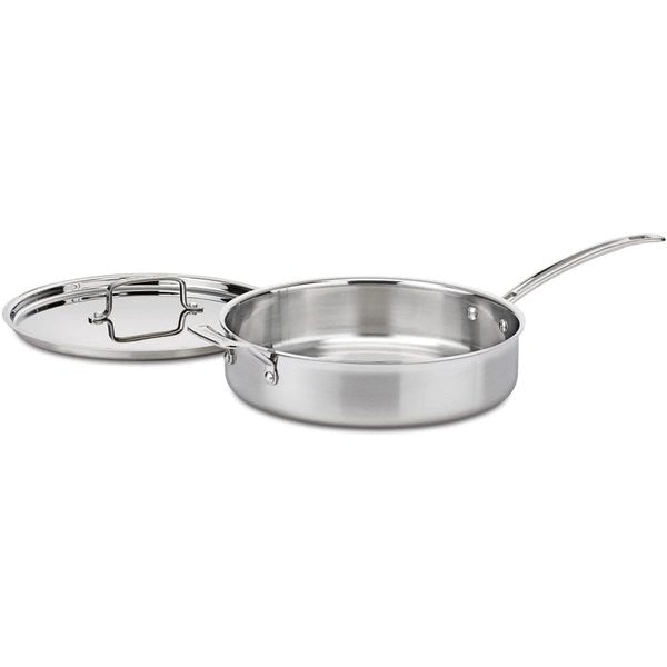 クイジナート ソテー用鍋 Cuisinart MCP33-30HN MultiClad カバー付き