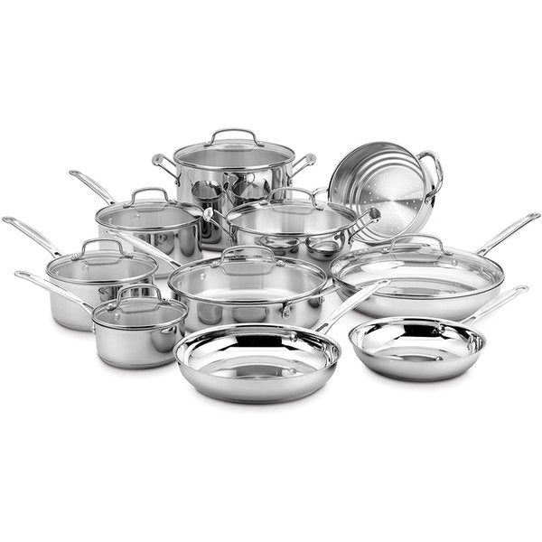 クイジナート 鍋17点セット 77-17N Cuisinart シェフクラシックステンレススチール