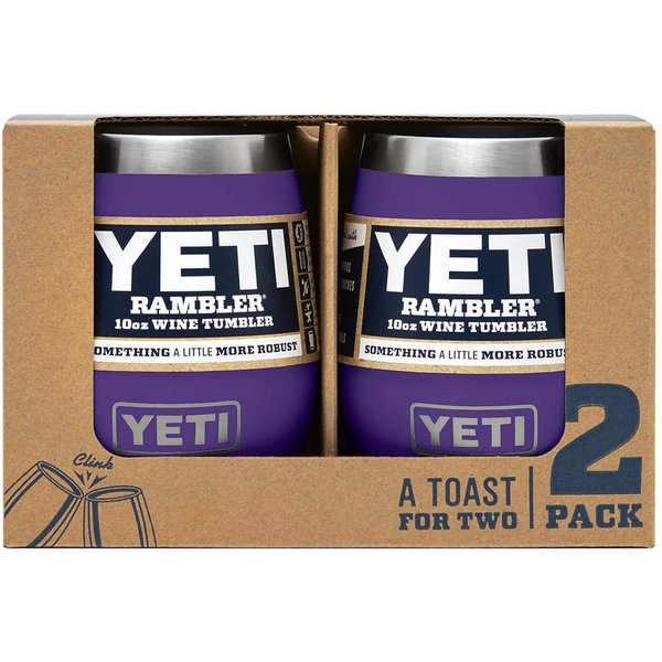 イエティ ランブラー 295ml ワインタンブラー 2個 ステンレススチール YETI 真空断熱