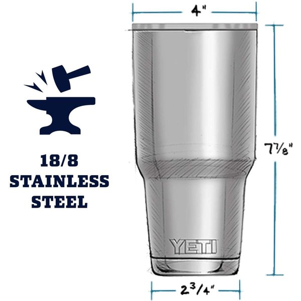 イエティ ランブラー 887ml タンブラー ステンレススチール YETI 真空断熱 魔法瓶