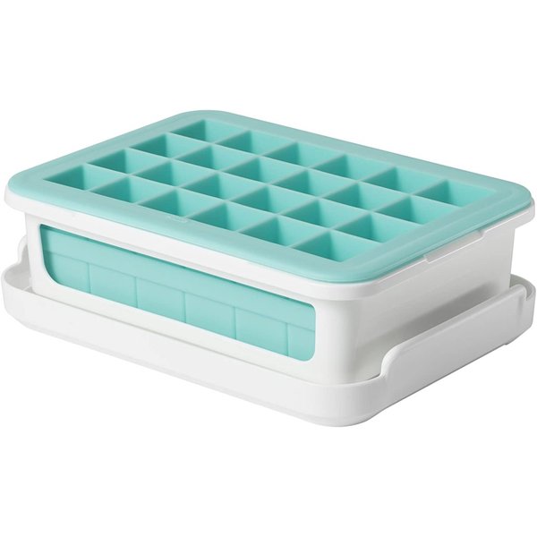 オクソー グッドグリップ シリコン スモールアイスキューブトレー OXO ライトブルー 製氷皿