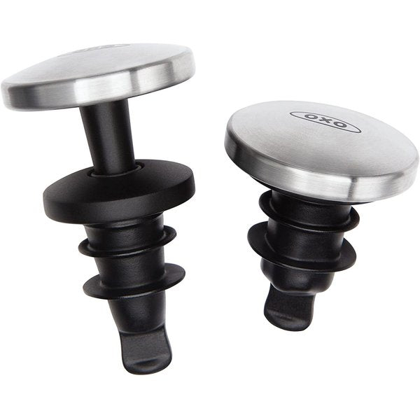 オクソー スチール エクスパンディングワインストッパー OXO 2個パック ボトルストッパー 栓