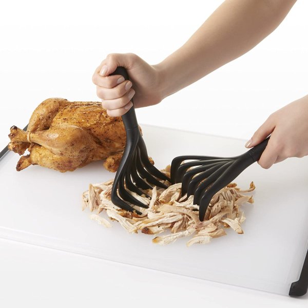 オクソー グッドグリップ ミートシュレッダー OXO 肉裂き用 熊手 ブラック