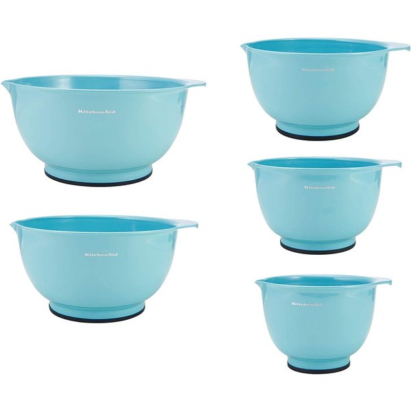 キッチンエイド ミックスボウル5個セット KitchenAid KE178OSAQA アクアスカイ2