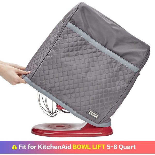 スタンドミキサー用キルトカバー HOMEST グレー KitchenAid キッチンエイド対応