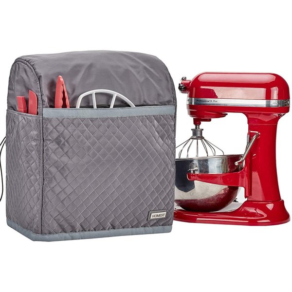 スタンドミキサー用キルトカバー HOMEST グレー KitchenAid キッチンエイド対応