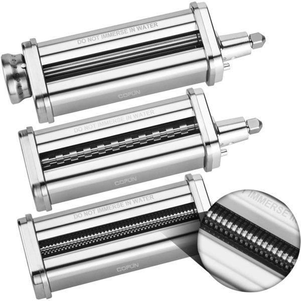 パスタロール&カッターアタッチメント3点セット Cofun スタンドミキサー用 KitchenAid キッチンエイド対応