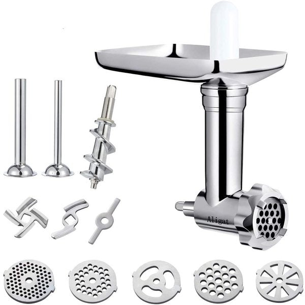 メタルフードグラインダーアタッチメント Aligat スタンドミキサー用 KitchenAid キッチンエイド対応