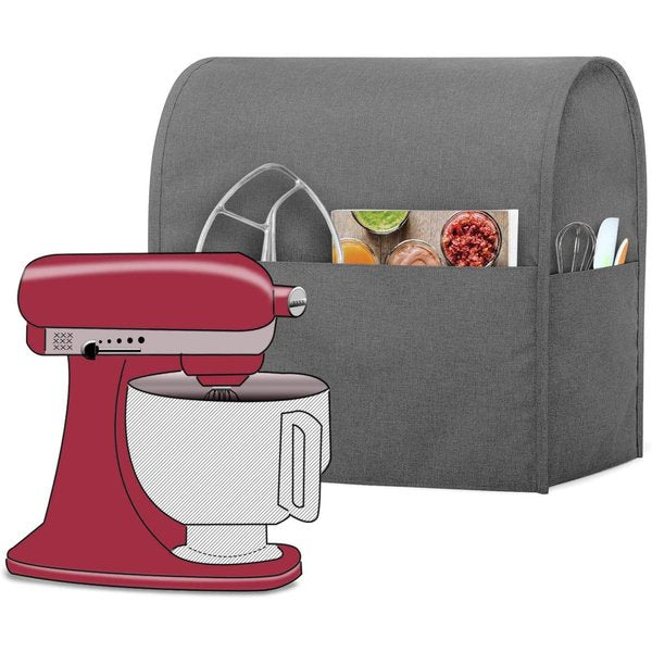 スタンドミキサー用保護カバー Luxja 4.2L&4.7L グレイ KitchenAid キッチンエイド対応