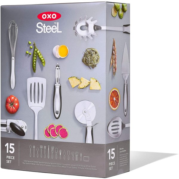 オクソー ステンレススチール ユーテンシルセット 15ピース OXO キッチンツールセット