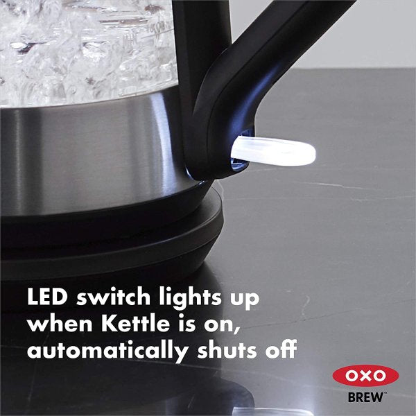 オクソー ブリュー コードレス ガラス電気ケトル OXO 電気ヤカン 湯沸かし器