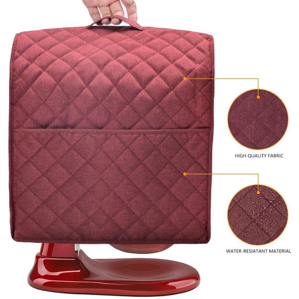 スタンドミキサーカバー Nalan レッドワイン KitchenAid キッチンエイド対応