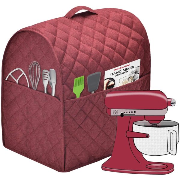 スタンドミキサーカバー Nalan レッドワイン KitchenAid キッチンエイド対応