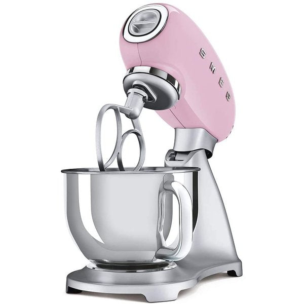 Smeg 1950年レトロスタイルアーティスティックスタンドミキサー ピンク
