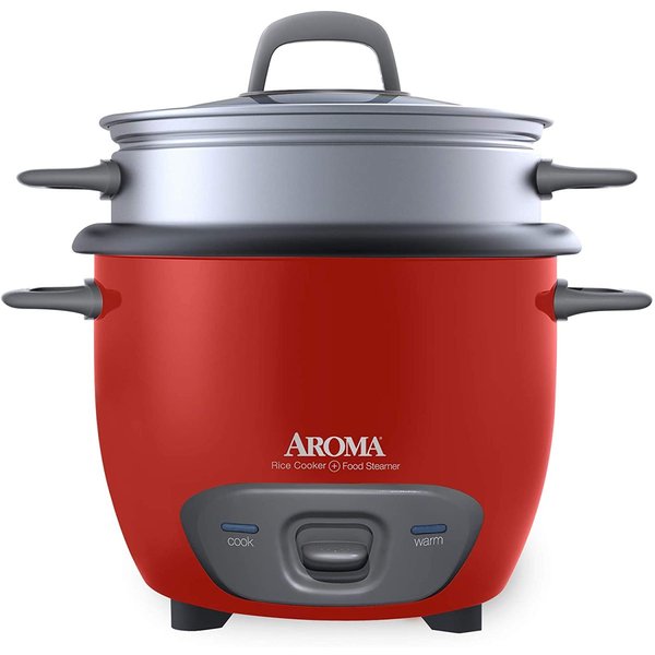 6カップ ライスクッカー レッド Aroma Housewares ARC-743-1NGR 炊飯器